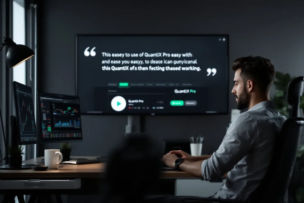 QuantiX analytics dashboard